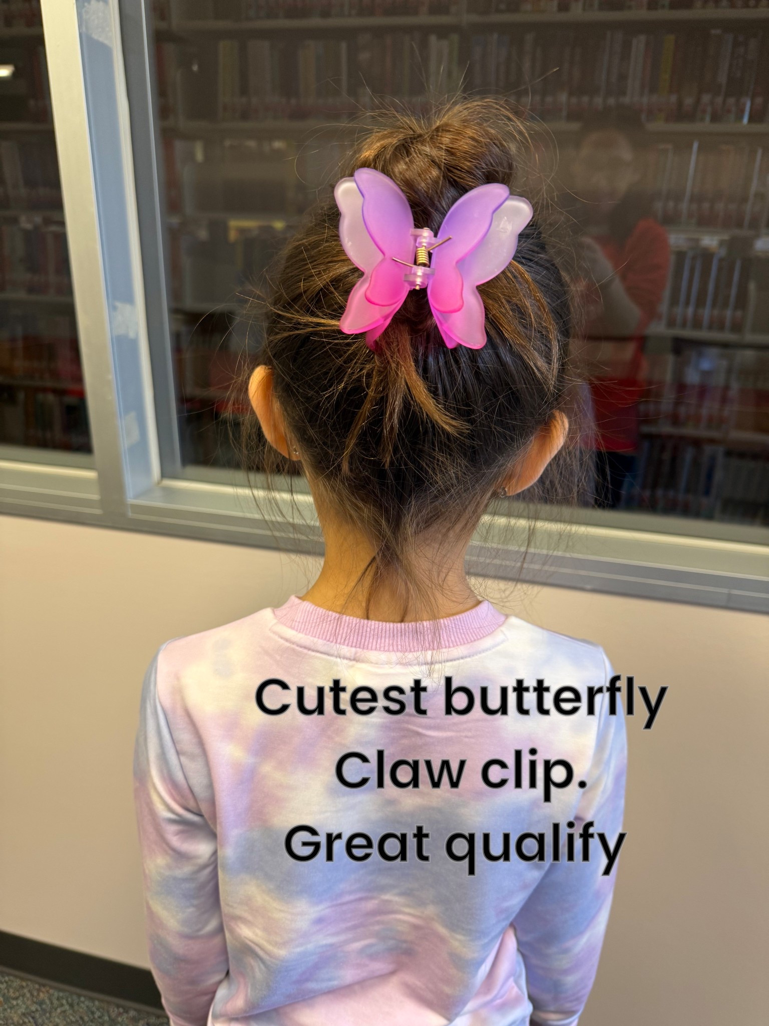 Butterfly 🦋 claw clip. It’s perfect for her hair. She has fine hair and it didn’t hold the hair too tight  

#LTKmomlife #LTKOver40 #LTKBeauty