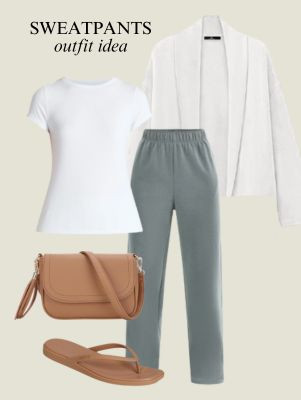 How I would style sweatpants on warmer weather!

#LTKFindsUnder50 #LTKmomlife #LTKFindsUnder100