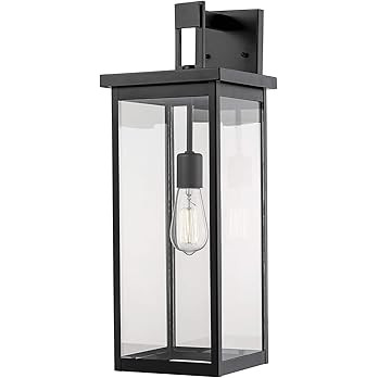 Millennium 2602-PBK Transitional One Light Outdoor Wall Bracket Finish, Powder Coat Black | Amazon (US)