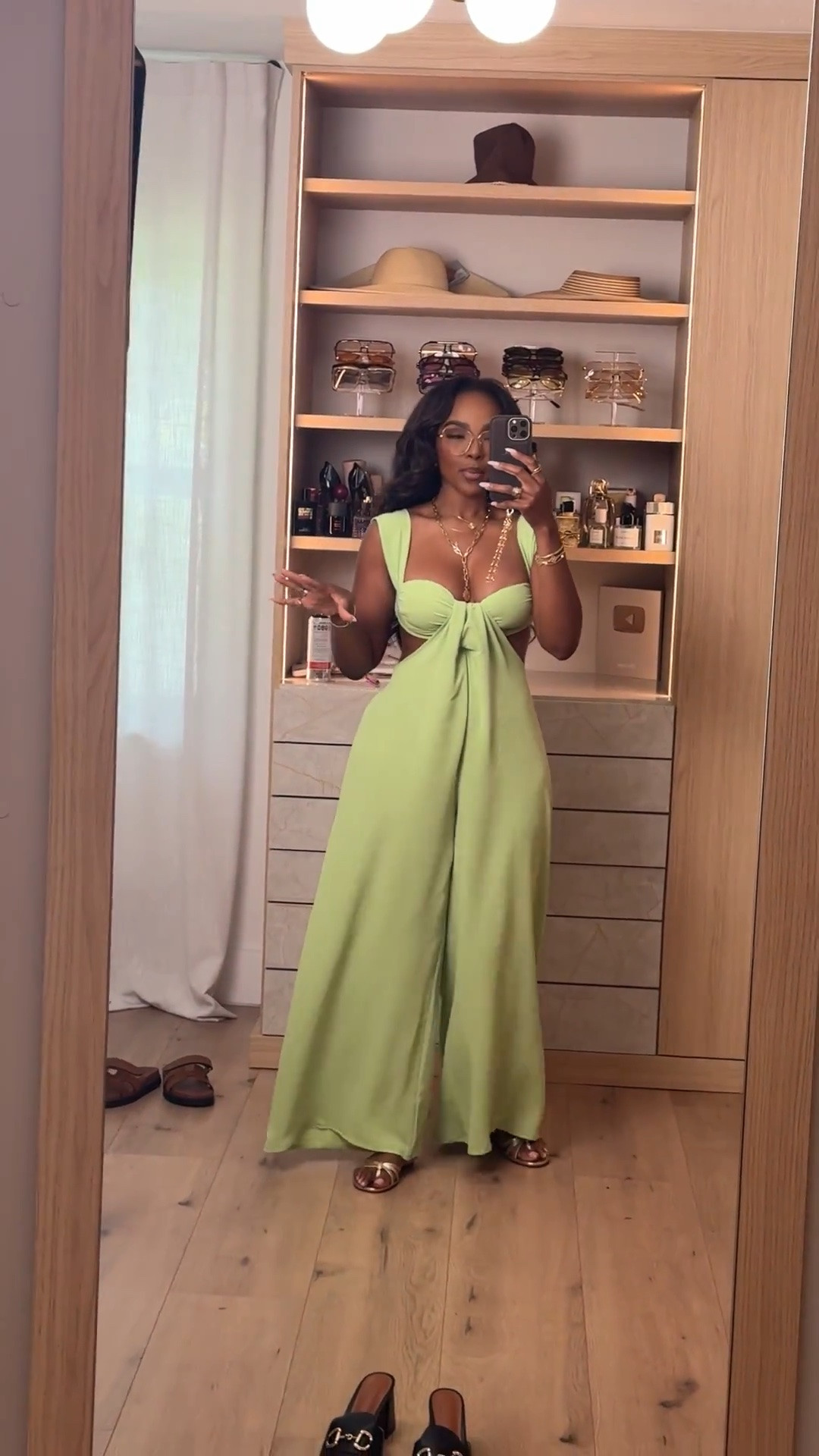 Hi Babes! 

This pistachio green maxi is such a stunning soft glam moment 💚 The draped front detail and flowy silhouette make this dress look so feminine and expensive while still feeling lightweight and effortless. I’m obsessed with this shade for spring and summer — it’s fresh, flattering, and photographs beautifully.

This is the type of dress you throw on when you want to look instantly elevated with minimal styling. Just add gold jewelry, a neutral heel, and a sleek bag and you’re done ✨

Perfect for:
• Vacation dinner outfits  
• Wedding guest dresses  
• Resort wear looks  
• Summer event outfits  
• Date night glam  
• Elegant feminine style  

Everything is linked below 🤍

xx Kira | IG: KirasFashionFinds

34D - 27 - 40 • Size Small or 4

#LTKgrwm #LTKootd #LTKvlog