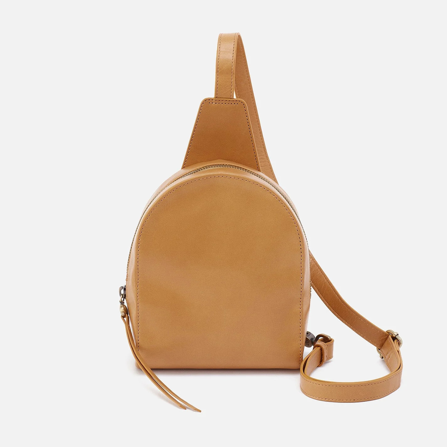 Dillon Sling in Polished Leather - Henna | HOBO Bags