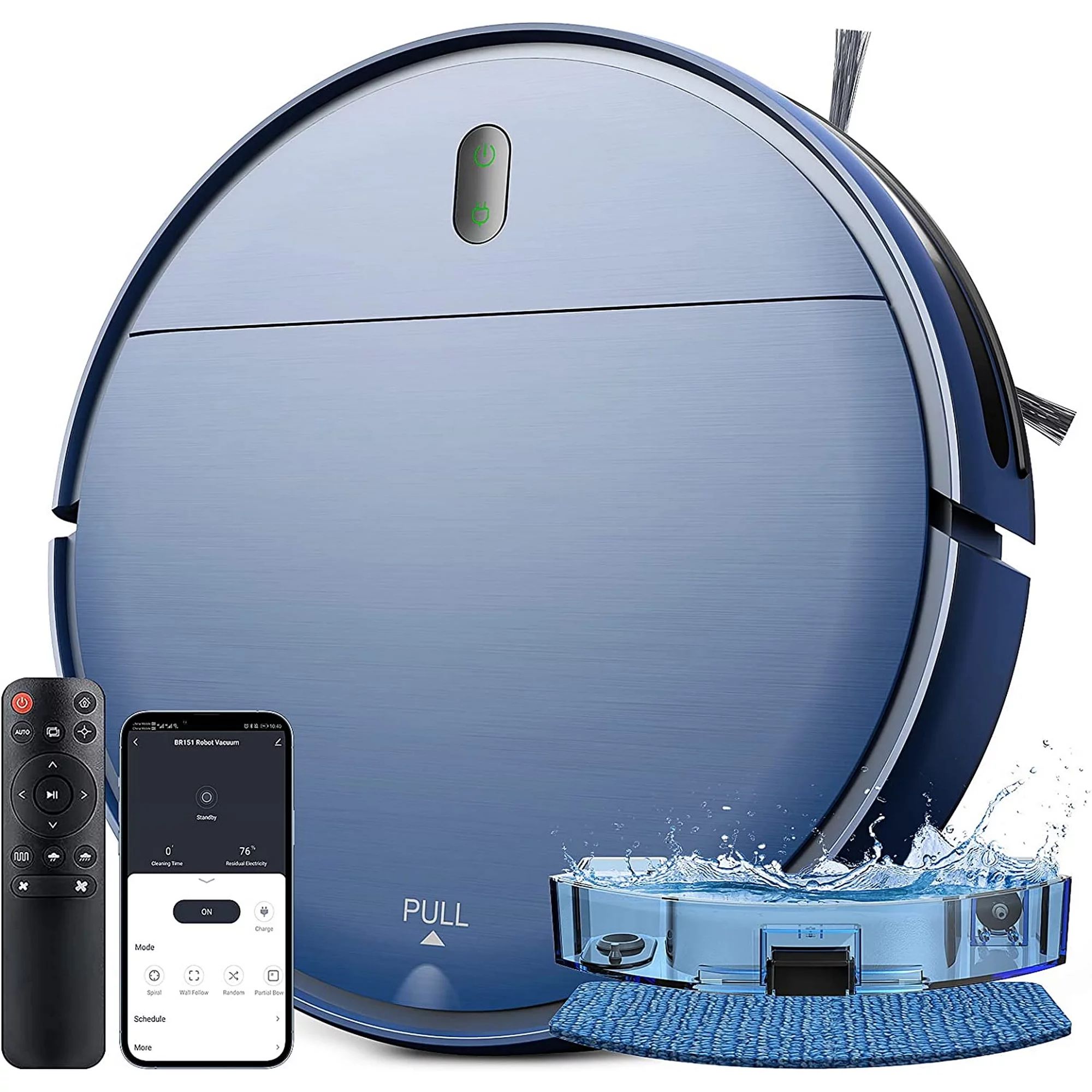 ONSON Robot Vacuum Cleaner, Robot Vacuum and Mop Combo with WIFI / Alexa for Pet Hair and Hard Fl... | Walmart (US)