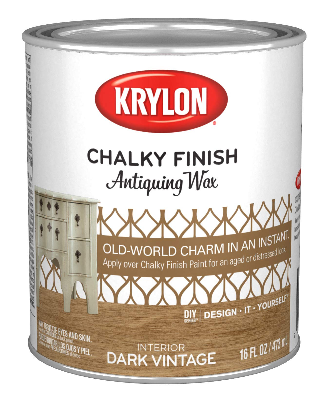 Krylon K04219000-13 Chalky Finish Quart, 16 Fl Oz (Pack of 1), Antiquing | Amazon (US)