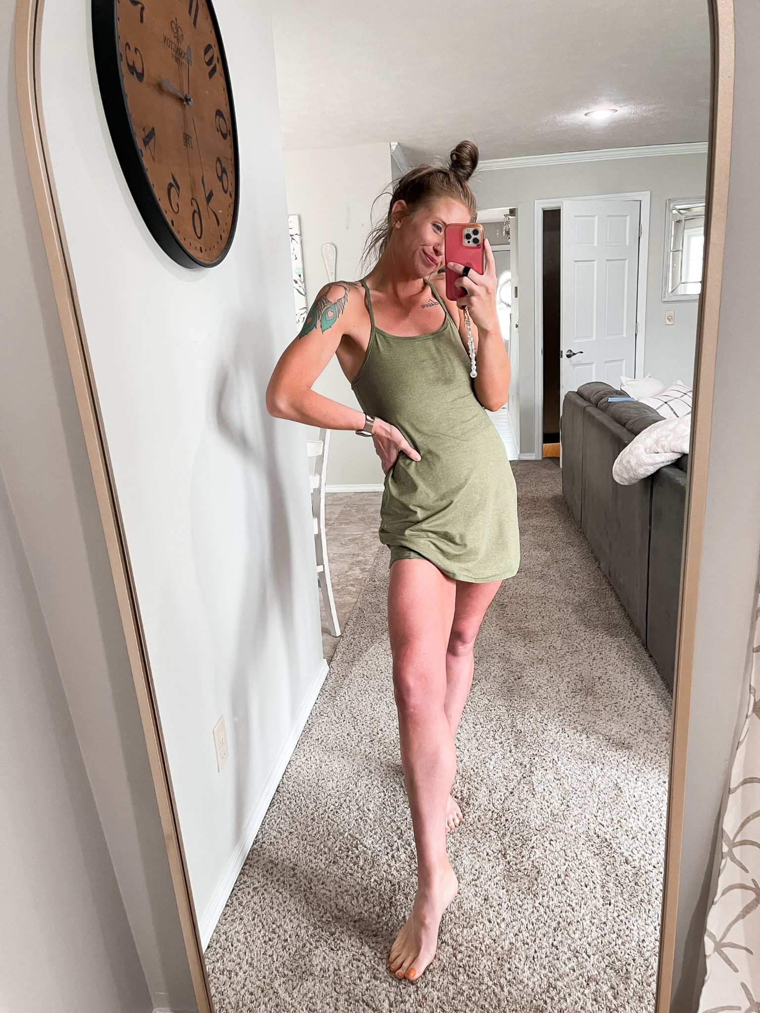 Aerie “the hugger” romper/dress on sale for only $25 in this color! $38 in black! So comfortable and perfect activewear fashion for the on the go mamas 

#activewear #activewearfashion #aeriereal #summer #ootd 

#LTKsalealert #LTKunder50 #LTKSeasonal