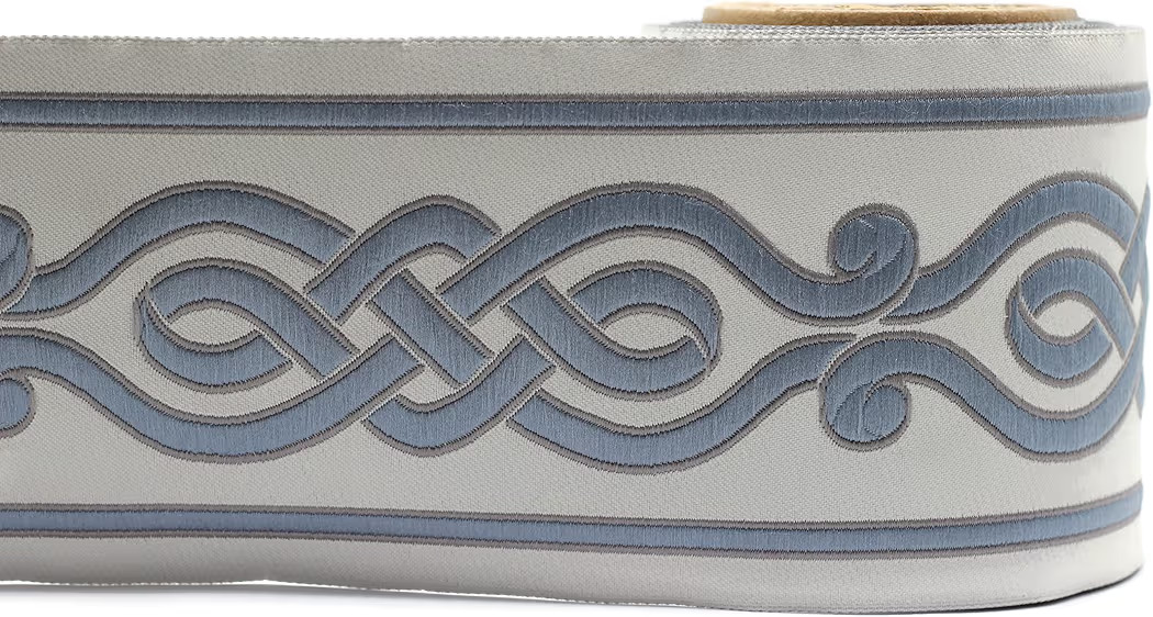 3.8 Yards Spool 3.9" Spiral Drapery Trim Jacquard Ribbon for Your Drapes Curtains Drapery Banding... | Amazon (US)