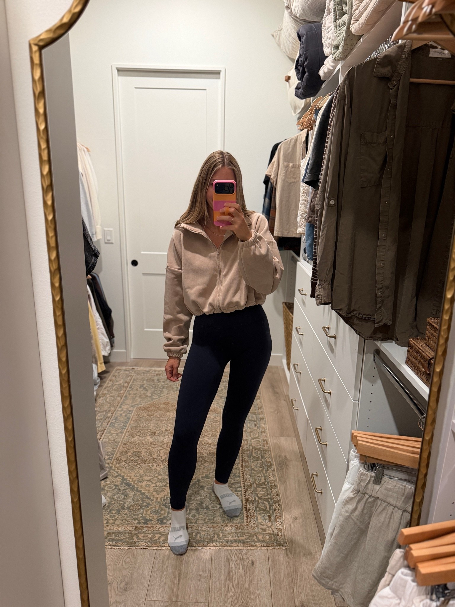 Amazon cropped fleece jacket and fleece lined leggings. Fall outfit

#LTKActive #LTKSaleAlert #LTKootd