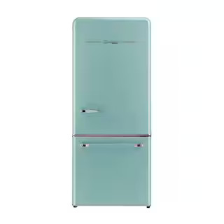 Unique Appliances Classic Retro 30 in 17.7 cu. ft. Frost Free Retro Bottom Freezer Refrigerator i... | The Home Depot