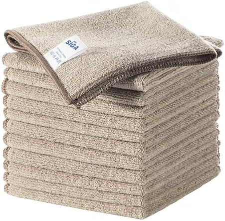 MR.SIGA Microfiber Cleaning Cloths, All-Purpose Surface Microfiber Towels, Streak Free Cleaning R... | Amazon (US)