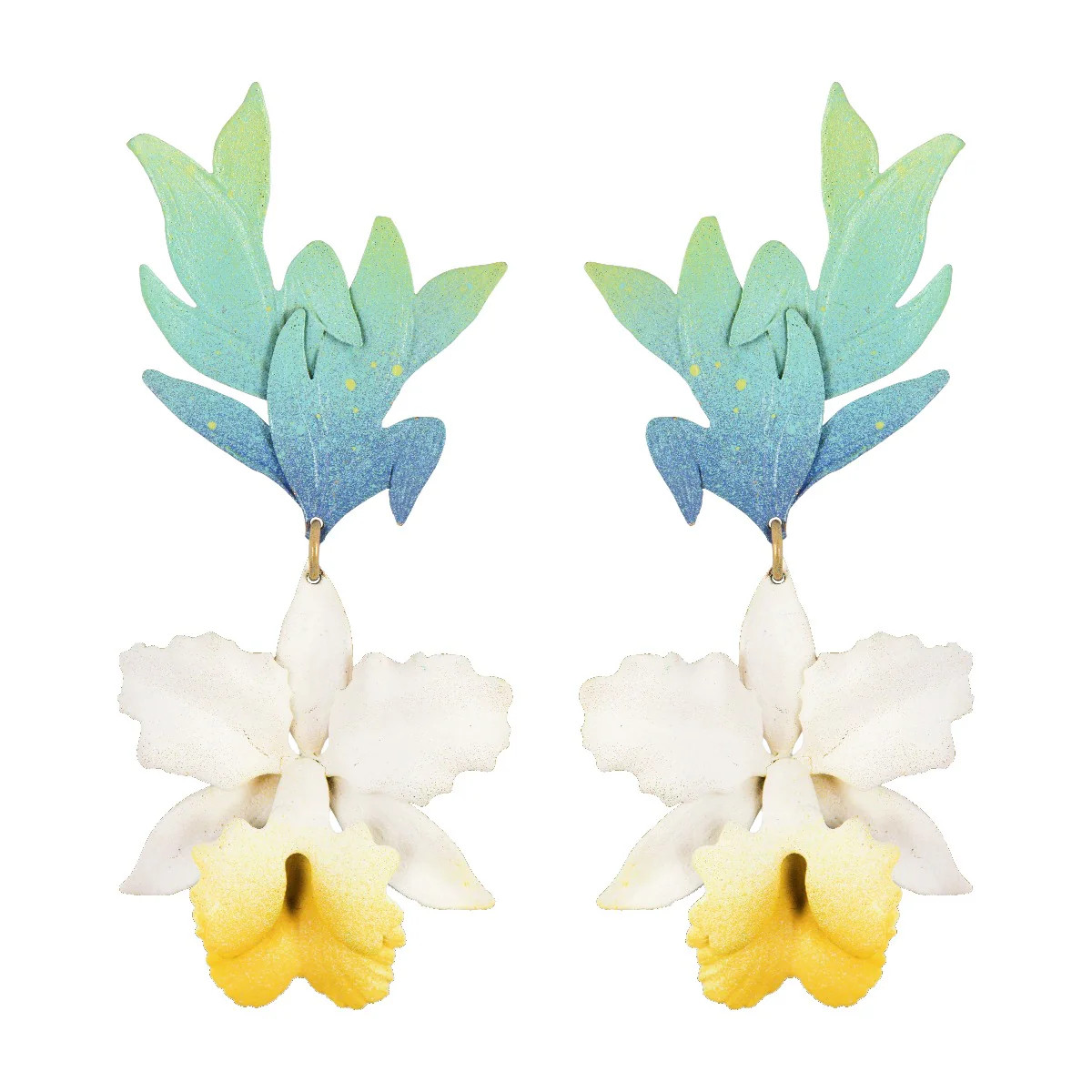 Grand La'akea Orchid Earrings | We Dream in Colour