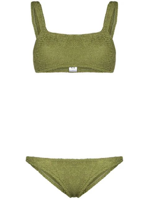 Xandra wrinkled bikini set | Farfetch (UK)