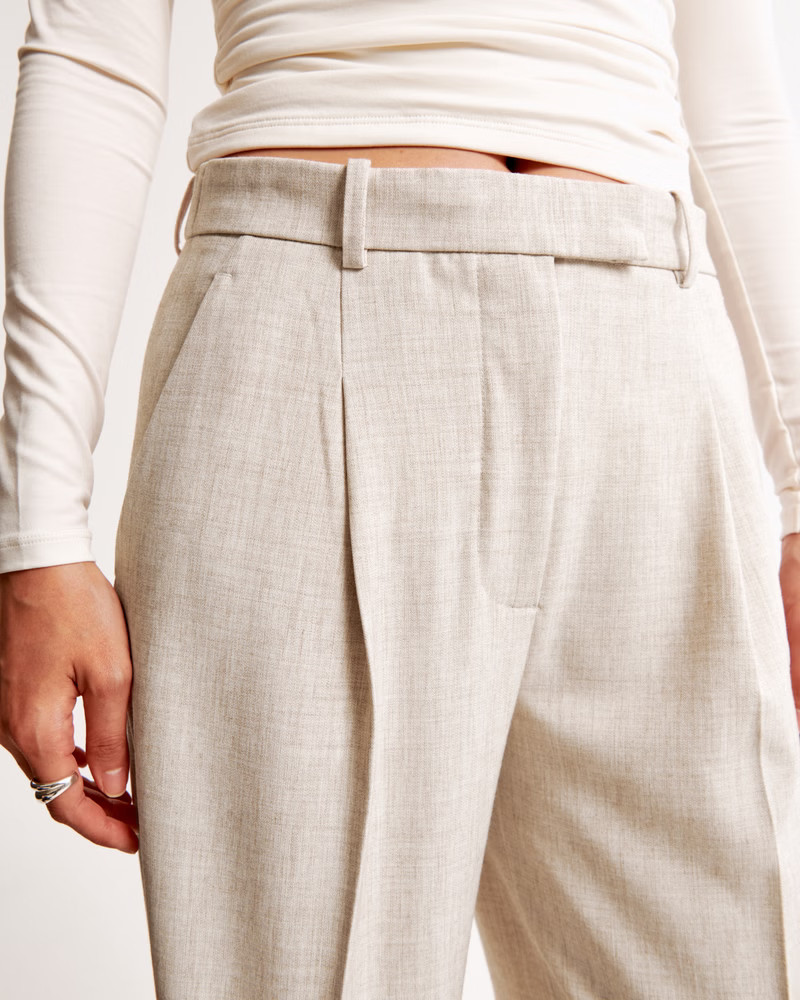 Women's A&F Harper Tailored Ultra Wide Leg Pant | Women's Clearance | Abercrombie.com | Abercrombie & Fitch (US)
