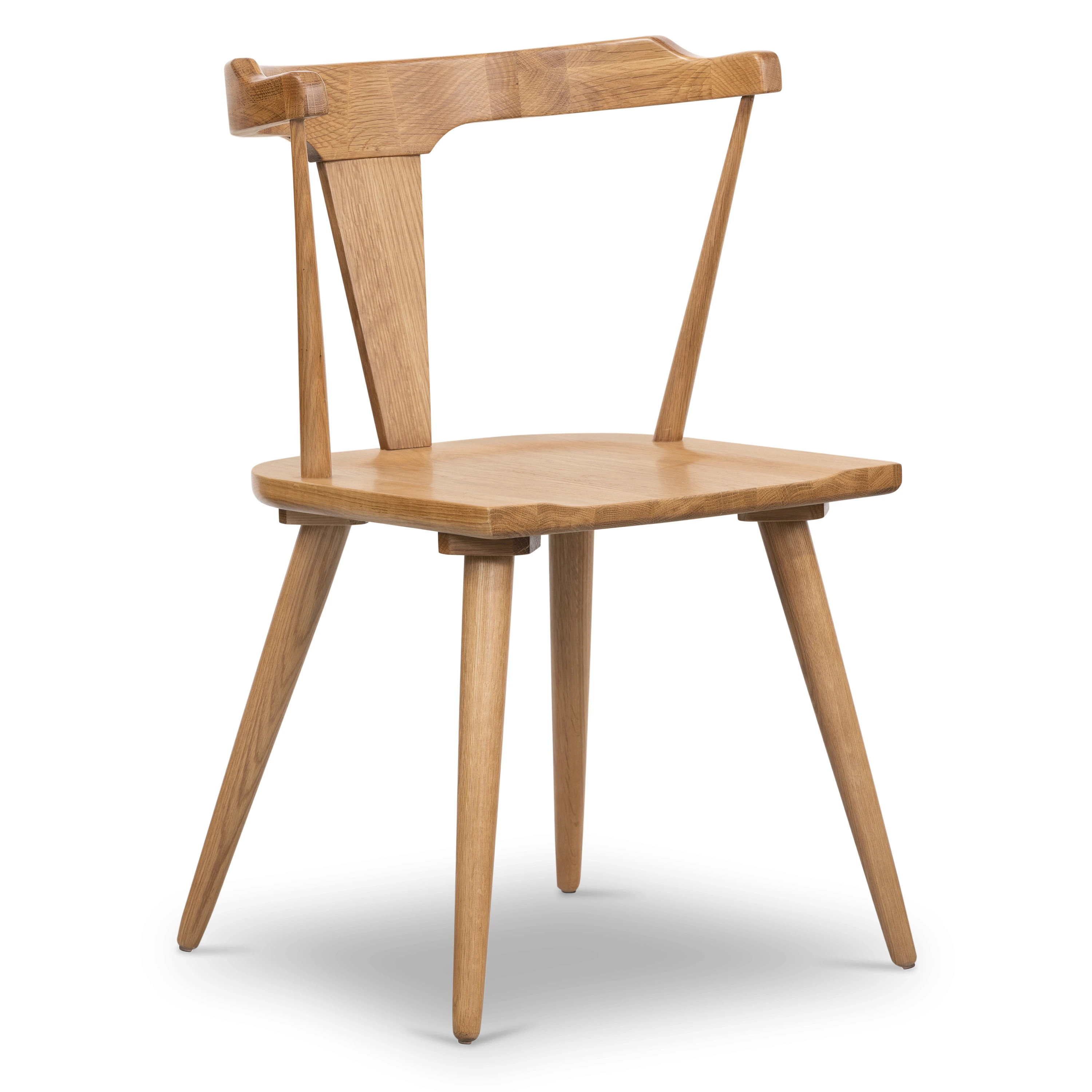 Poly & Bark Enzo Dining Chair - Solid Oak Wood | Bed Bath & Beyond