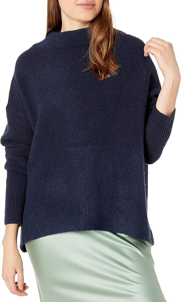 Cable Stitch Women's Mock Neck Cozy Sweater | Amazon (US)