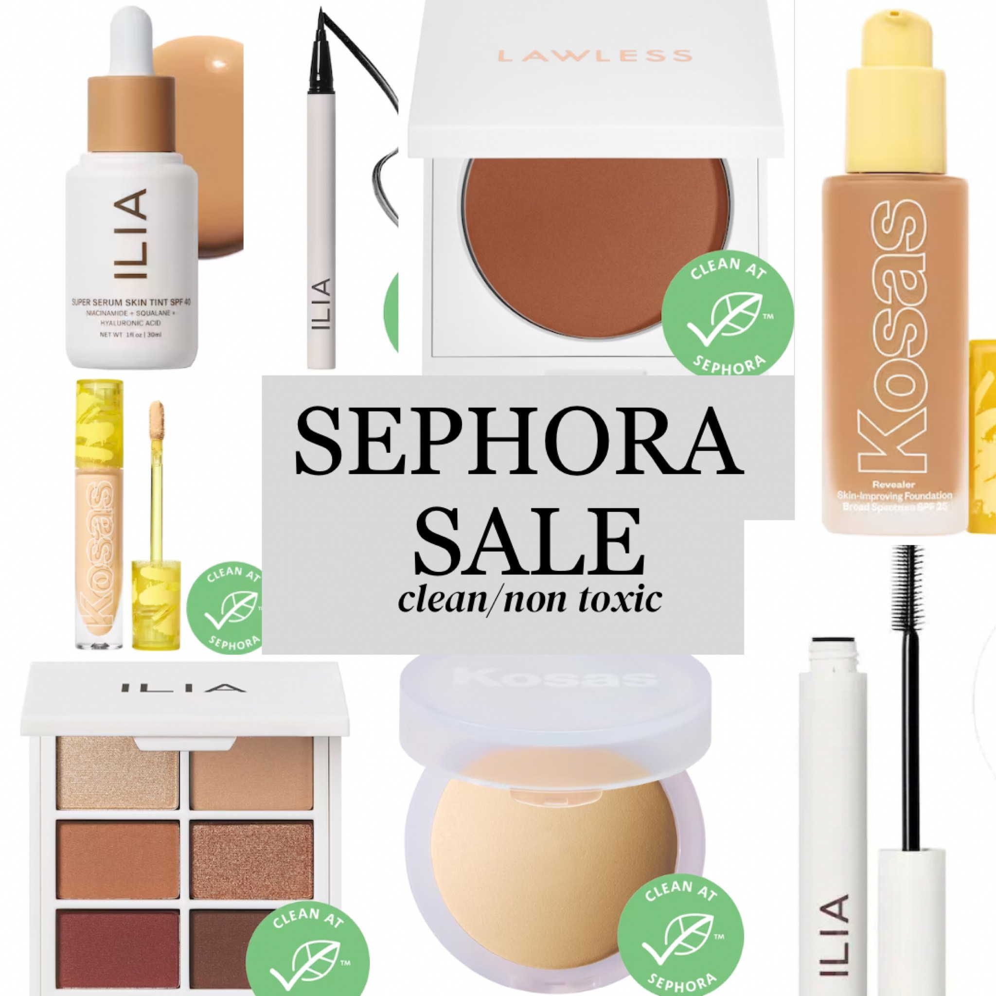My FAV non toxic/clean SEPHORA FAVS! 💄💋