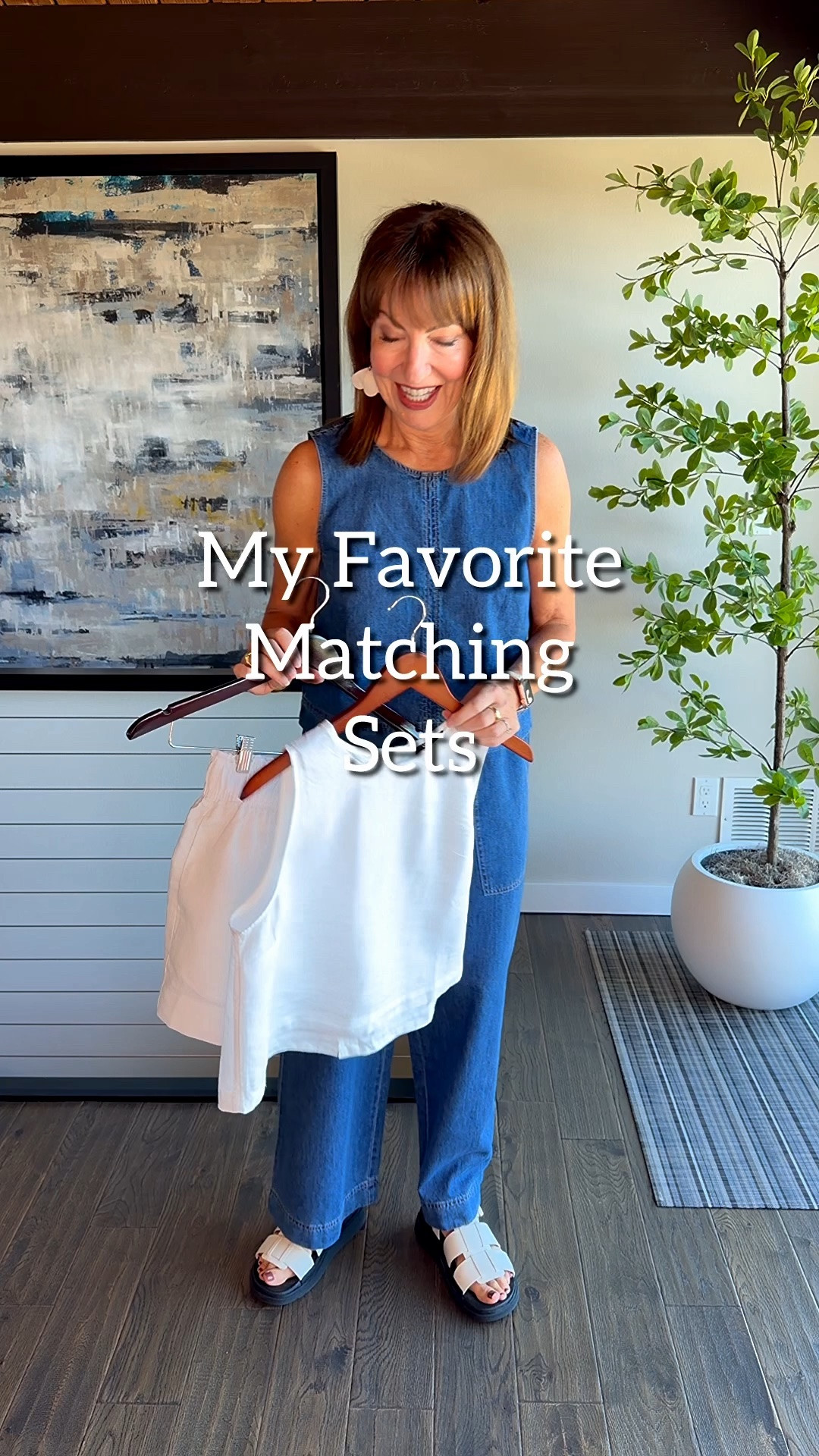 Comment SHOP for links! 🛍️
Matching sets are so versatile and easy to style! These sets are two of my favorites. I’m excited to style the denim one into the fall, as well! They both come in several colors. 
How to Shop:🛍️
-Comment SHOP for links
-Click the link in our bio to shop
-Links will be in our stories! 

Z Supply, Quince, denim set, matching sets, linen set, Fitflop, fisherman sandals, Dolce Vita, Heaven Mayhem necklace

#LTKgrwm #LTKootd #LTKOver40