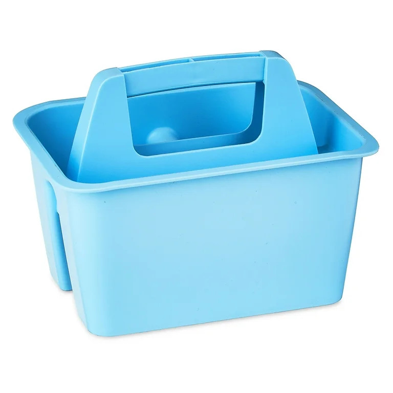 Pen+Gear Mini Plastic Craft and Hobby Organizer Caddy, Sky Blue, 1-Pack | Walmart (US)