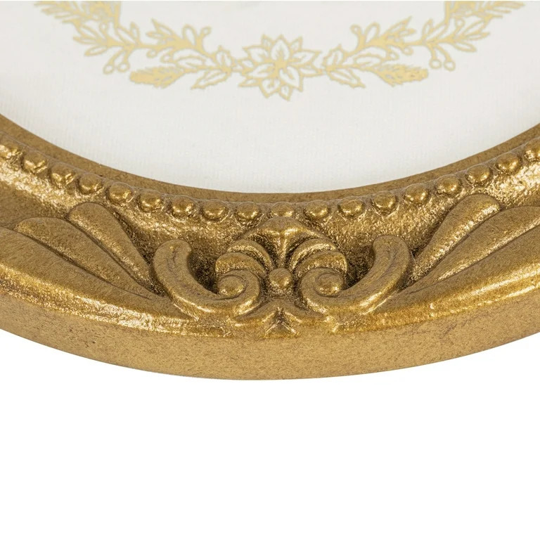 My Texas House Cozy Christmas Day Oval Decorative Framed Holiday Wall Art 11x14 | Walmart (US)