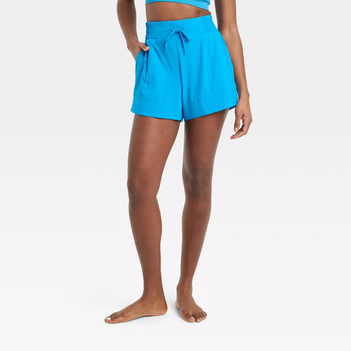 Women's Flex Woven Mid-Rise Shorts 4" - All In Motion™ | Target