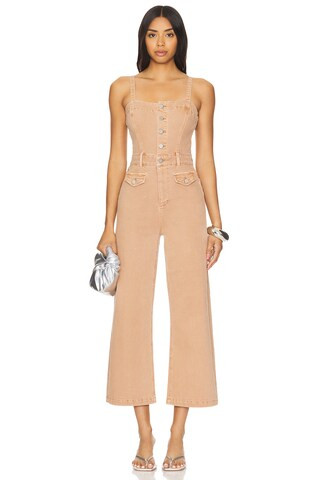 PAIGE Anessa Jumpsuit in Vintage Dried Rose from Revolve.com | Revolve Clothing (Global)