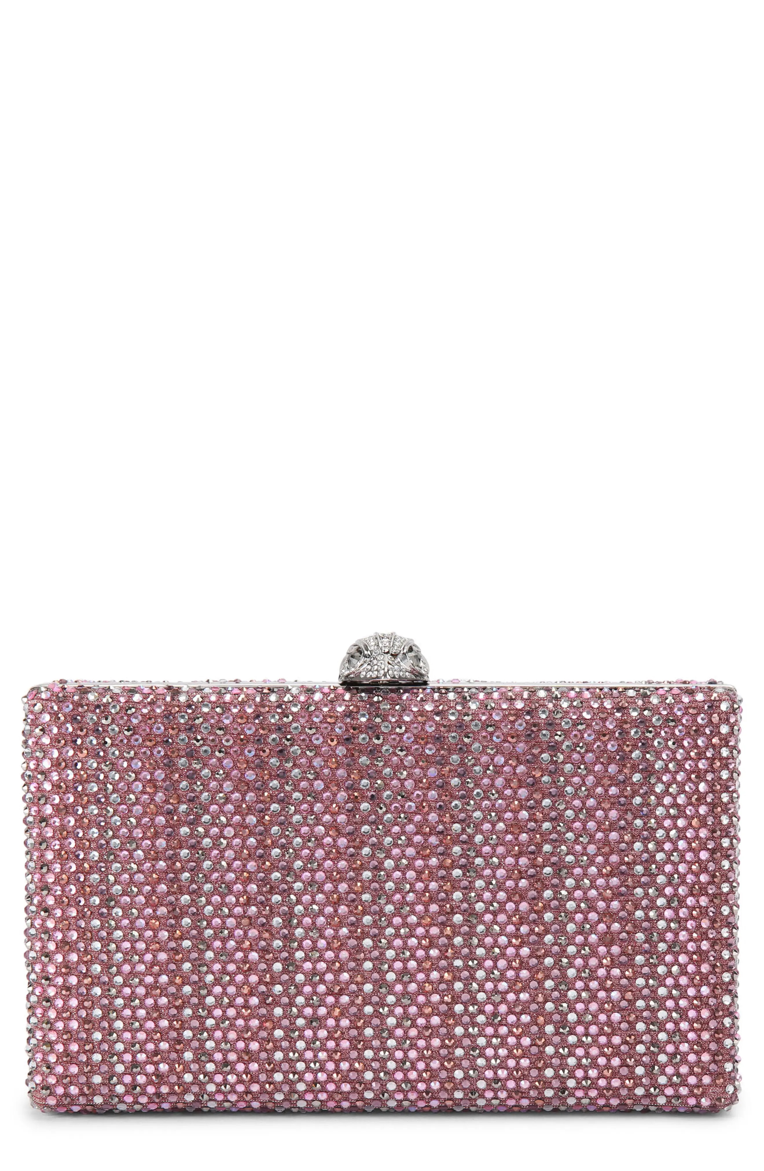 Kurt Geiger London Kensington Crystal Frame Clutch in Open Pink at Nordstrom | Nordstrom