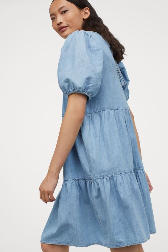 Puff-sleeved Dress | H&M (US + CA)
