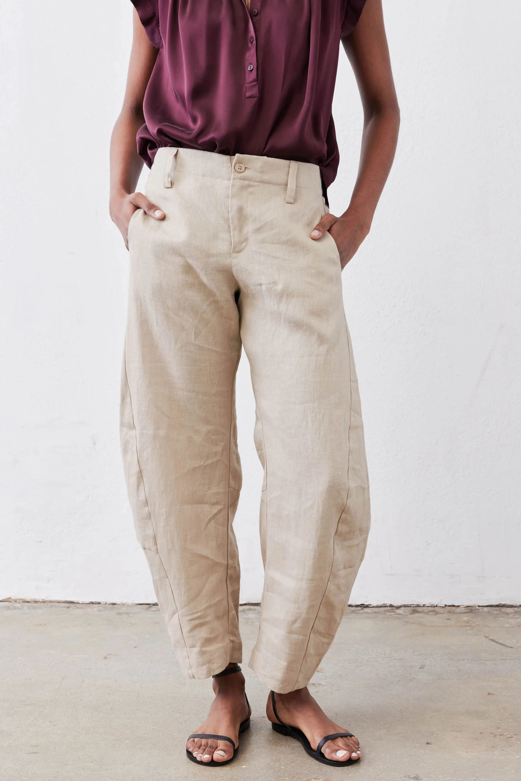 The Uptown Loose Linen Pants | Ruti