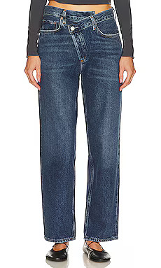 AGOLDE Criss Cross Straight Leg in Control from Revolve.com | Revolve Clothing (Global)