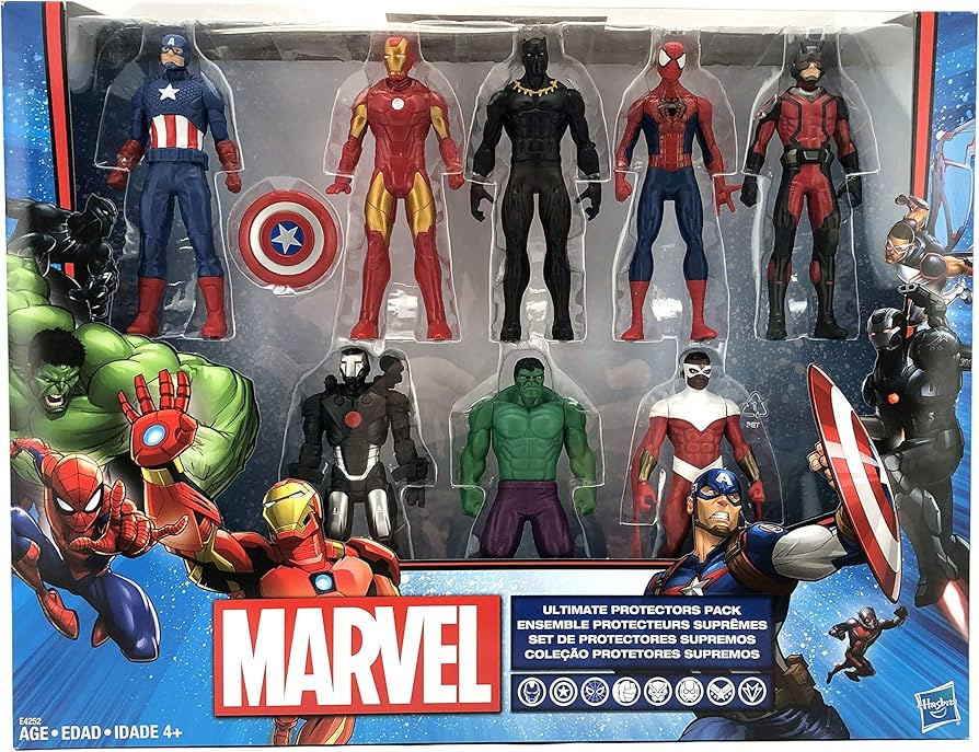 Marvel Avengers Action Figures - Iron Man, Hulk, Black Panther, Captain America, Spider Man, Ant ... | Amazon (US)