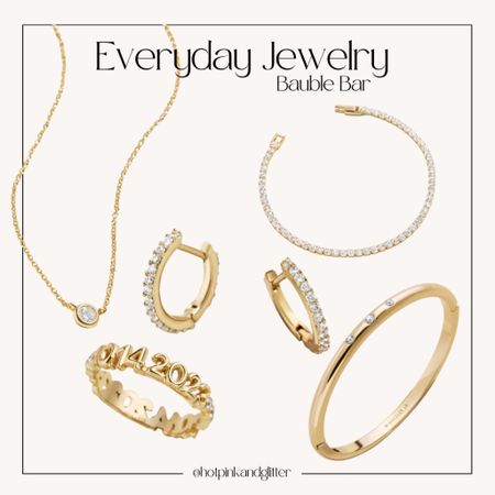 Scouted Bauble Bar for the everyday jewelry collection. These pieces can match any outfit and keep you looking put together! Necklace, earrings, bracelet and ring options 

#LTKSeasonal #LTKStyleTip