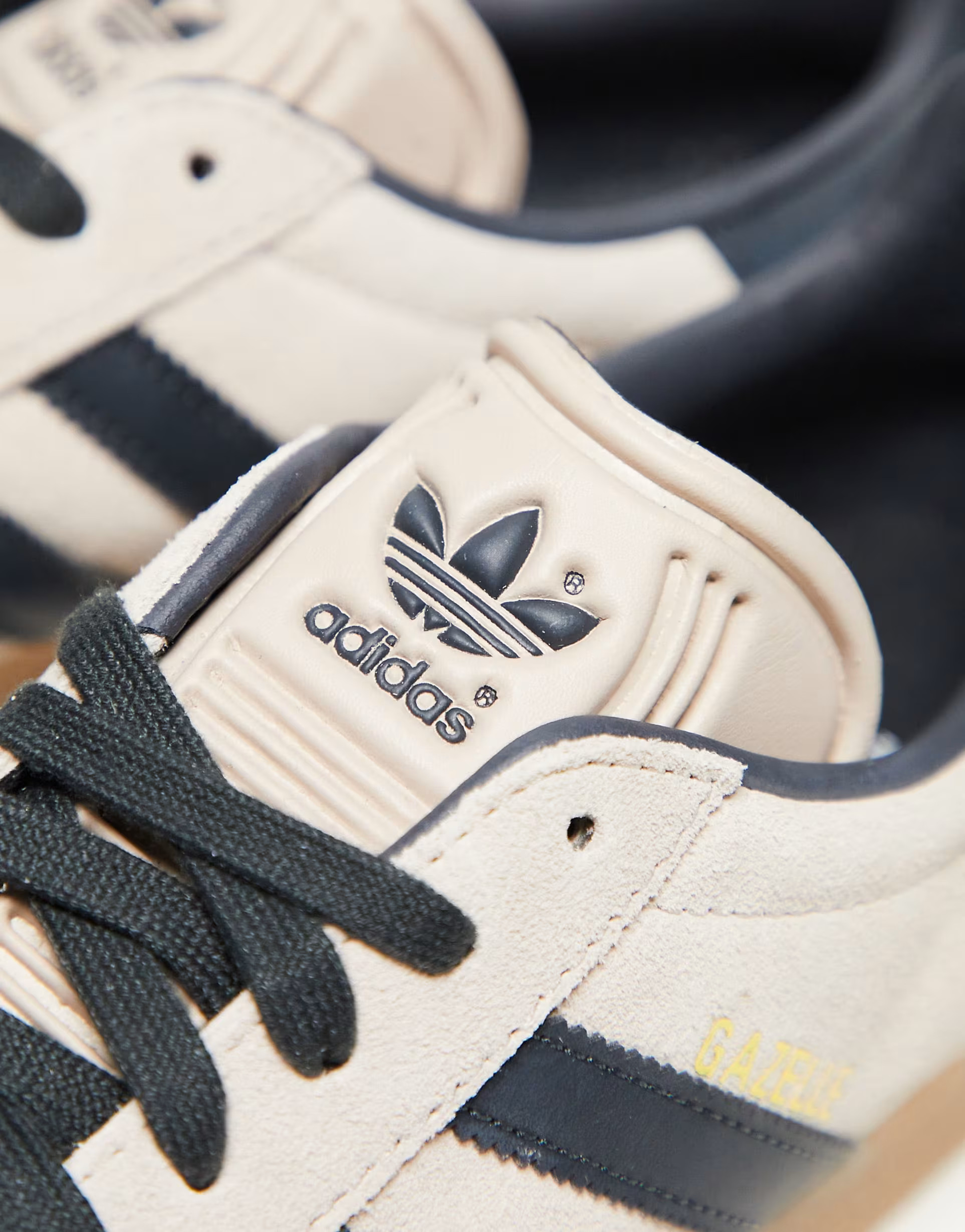 adidas Originals Gazelle trainers in taupe and indigo | ASOS (Global)