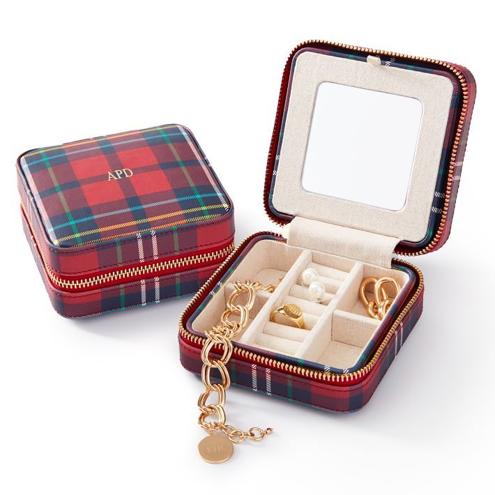 Holiday Small Travel Jewelry Case | Mark and Graham