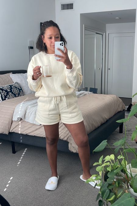 Working from home never felt so good :) Love this cozy, casual set. 

Wearing a size M in Beige (which looks more yellow than the image online but I love it!) Comes in more colors!

#LTKSeasonal #LTKfindsunder50