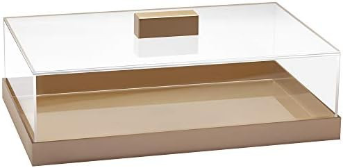 Elavain Acrylic Cake Stand | Multifunctional Serving Tray | Elegant Rose Gold Food Tray with Clear L | Amazon (US)