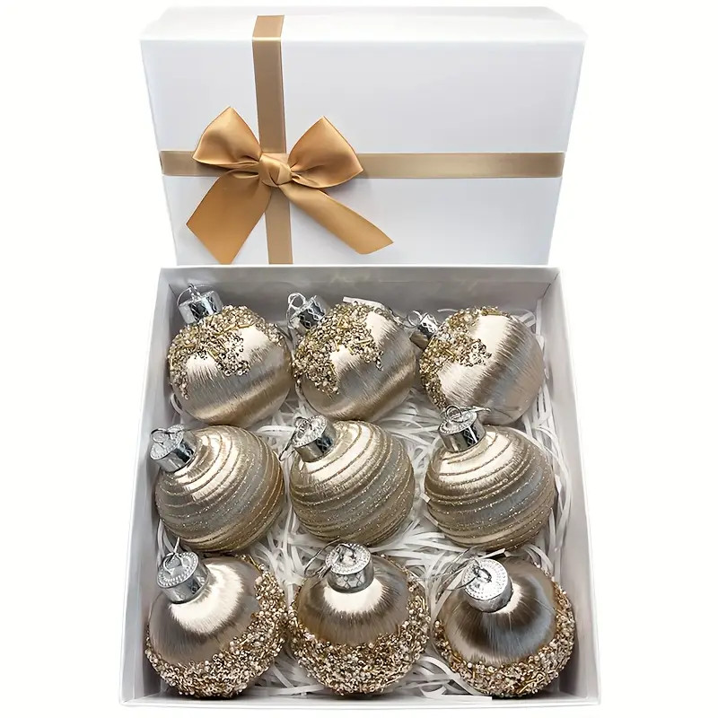 9pcs Luxurious Christmas Ornament Set - Perfect for Holiday, Wedding & Valentine's Decorations - ... | Temu Affiliate Program