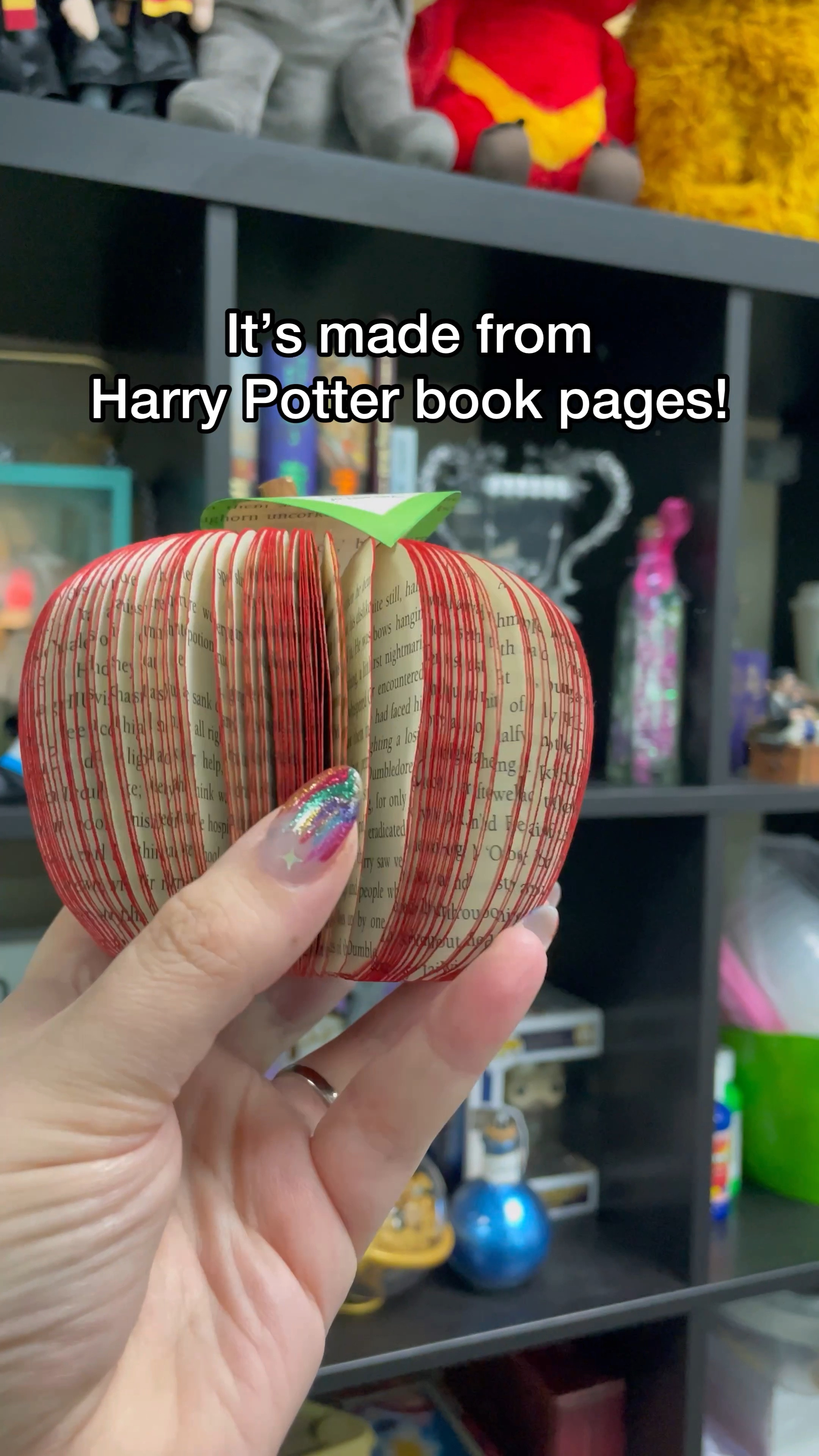 This apple is made from Harry Potter book pages! 🍎📕 Pick your apple color and Harry Potter book of choice. Perfect for the Potter loving teacher in your life! 

#LTKkids #LTKhome #LTKfamily