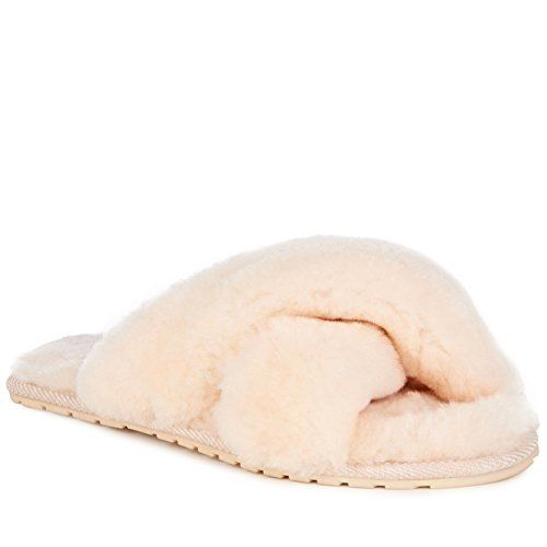 EMU Australia Womens Slippers Mayberry Sheepskin Slipper In Natural Size 5 | Amazon (US)