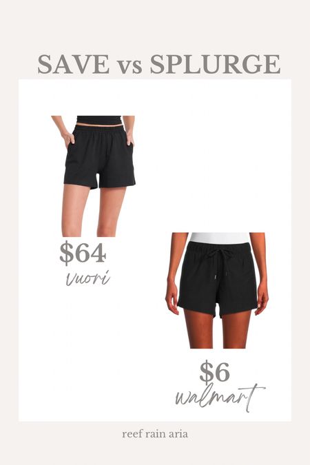 Walmart lounge shorts save vs splurge 

#LTKunder50 #LTKFind #LTKstyletip
