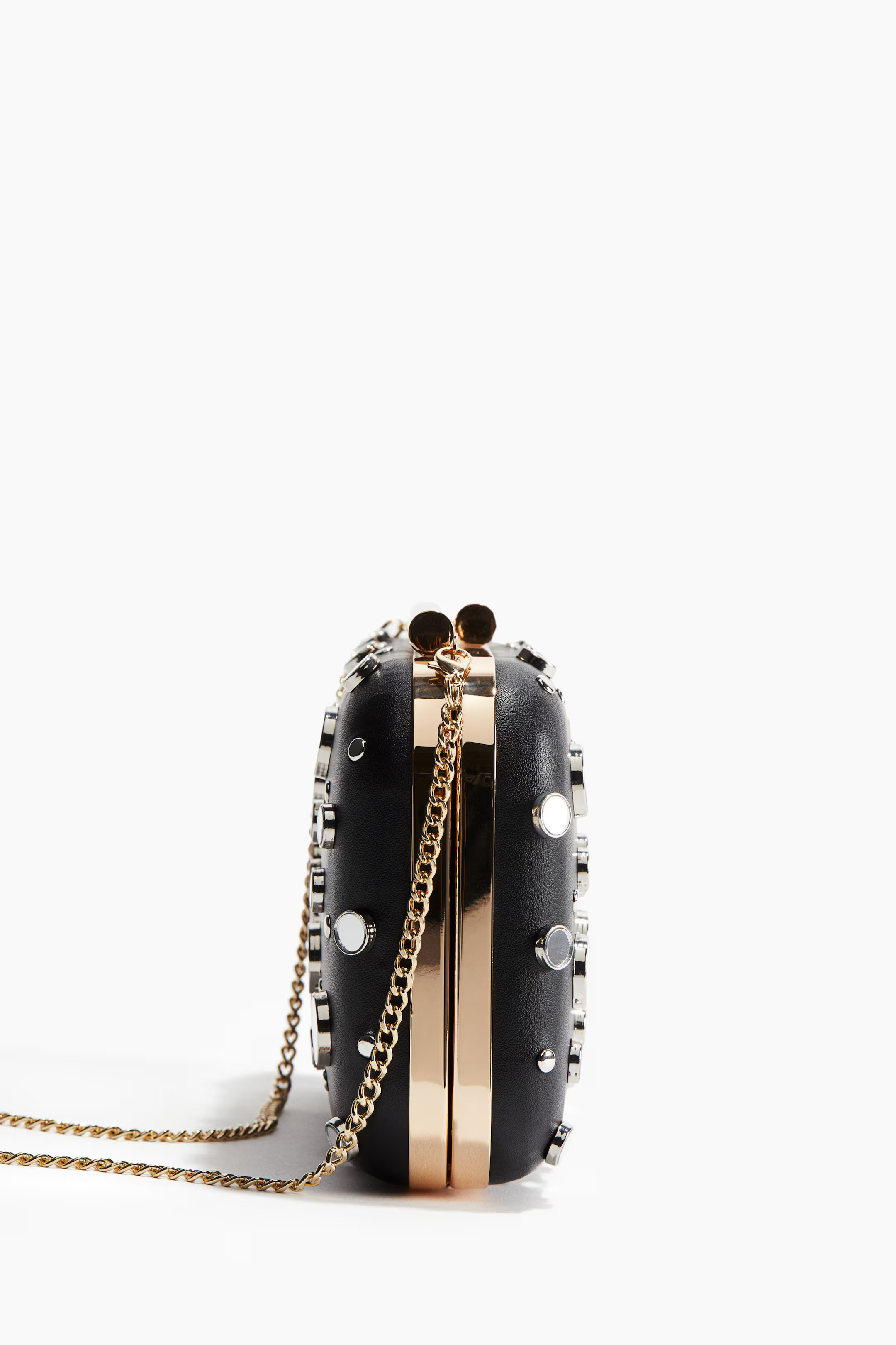 Embellished clutch - Black - Ladies | H&M GB | H&M (UK, MY, IN, SG, PH, TW, HK)