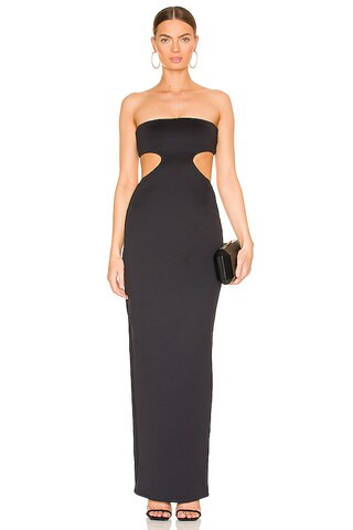Natalie Rolt Carmen Gown in Black from Revolve.com | Revolve Clothing (Global)