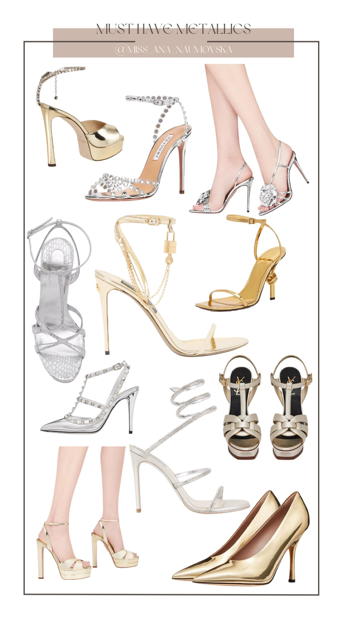 Must have metallics ✨ add these staples to your shoe closet for 2024  


#LTKparties #LTKshoecrush #LTKstyletip