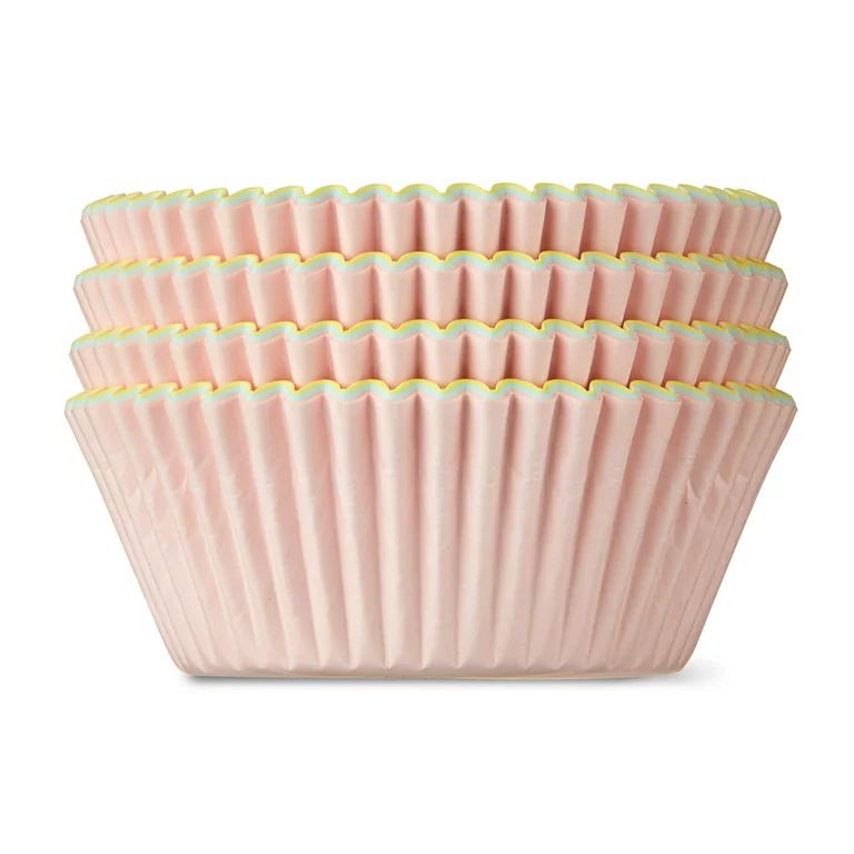 Great Value Cupcake Liners, Pink/Yellow/Blue, 96 Count | Walmart (US)