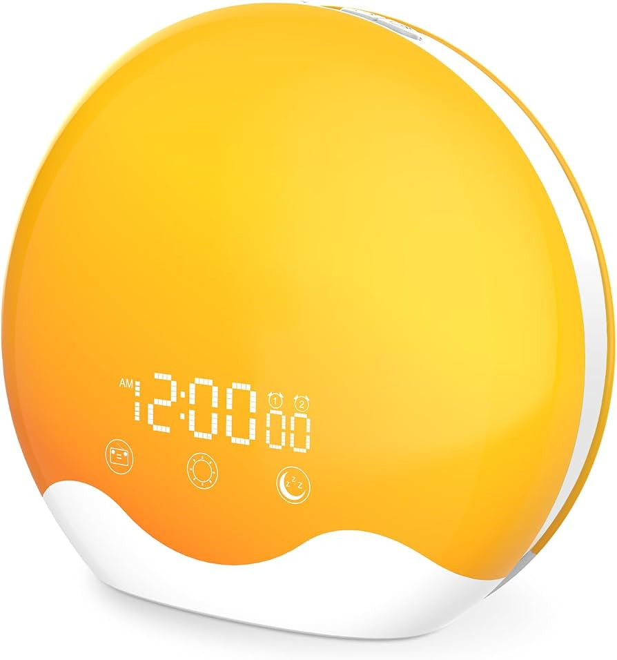 Sunrise Alarm Clock for Heavy Sleepers, Double-Sided Wake Up Light with Sunrise/Sunset Simulation... | Amazon (CA)