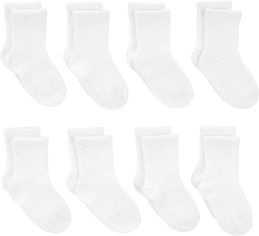 Simple Joys by Carter's Unisex Babies' Chenille Socks, Pack of 8 | Amazon (US)