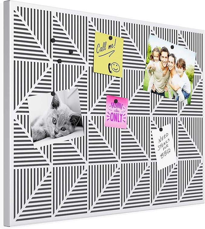 Umbra Trigon, Wall Mounted Bulletin Board, Magnetic Board, and Message Board, White | Amazon (US)