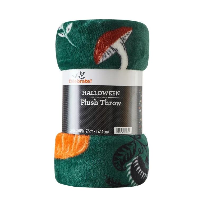 Ways to Celebrate Cozy Plush Skull Raven Throw Blanket 50" x 60" , All Ages | Walmart (US)