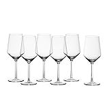Zwiesel Glas Tritan Crystal Pure Stemware Collection Glassware, 6 Count (Pack of 1), Cabernet/All Pu | Amazon (US)