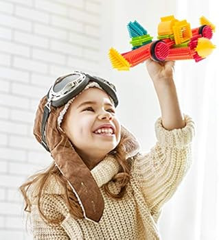 PicassoTiles PTB120 120pcs Bristle Shape 3D Building Blocks Tiles Construction Toy Set Learning P... | Amazon (US)