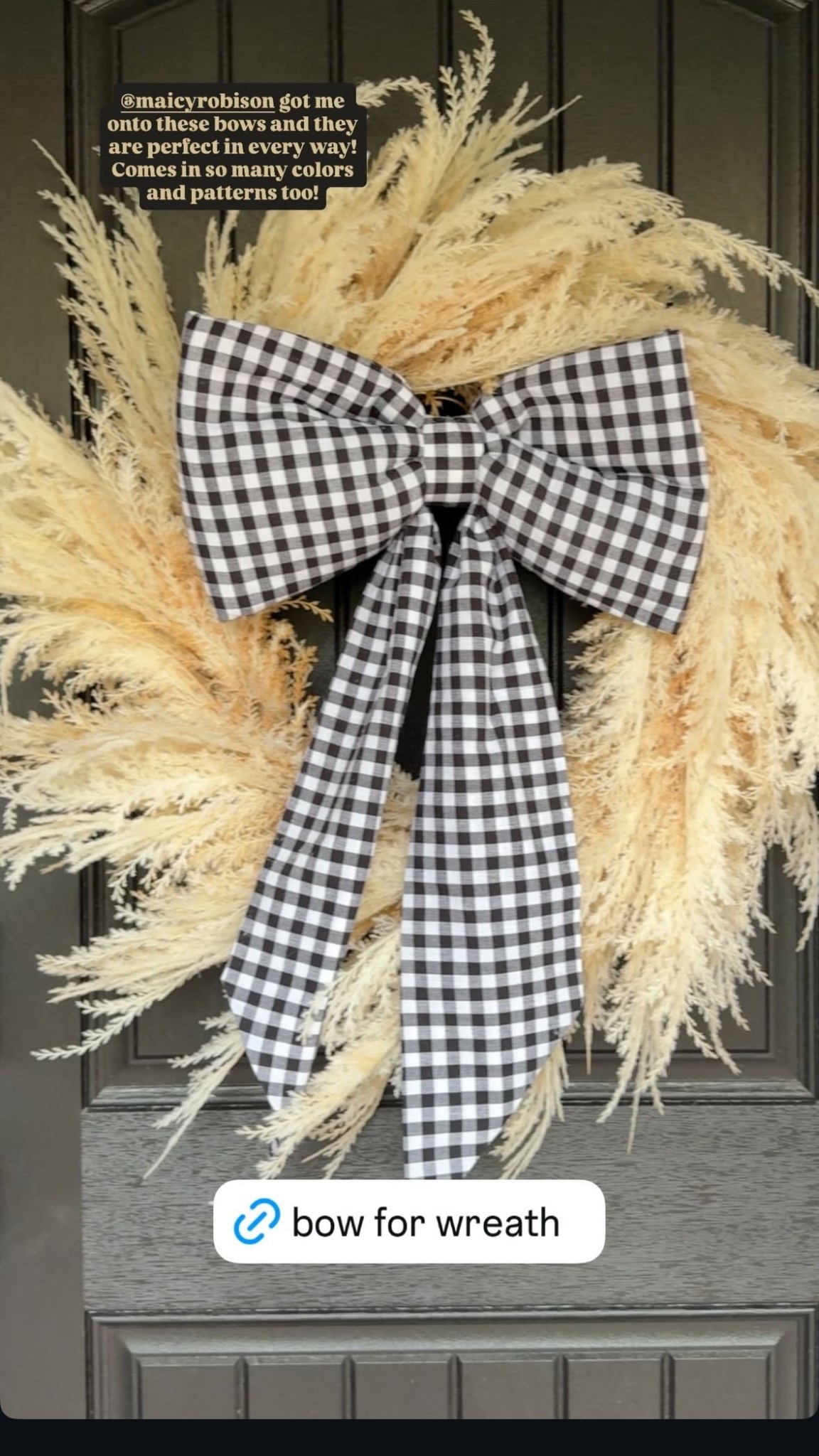 Fall Wreath, Gingham Bow

#LTKStyleTip #LTKHome #LTKSeasonal