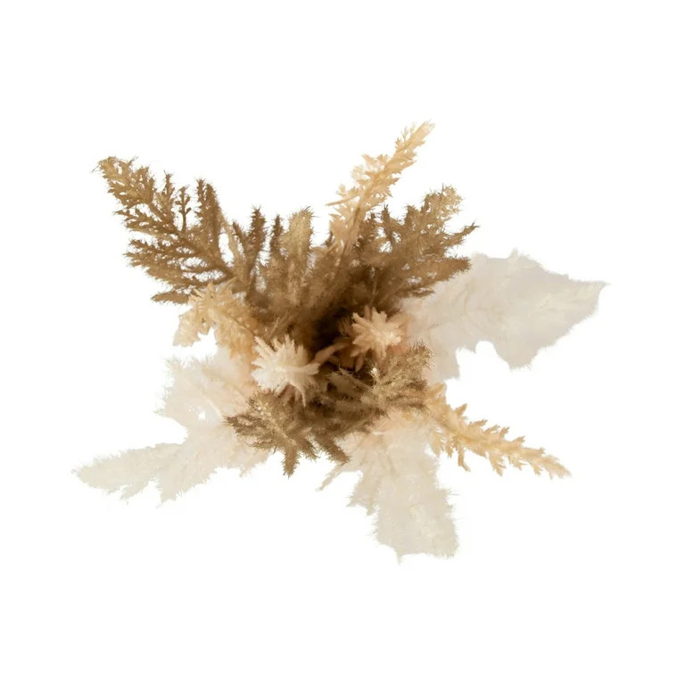 Better Homes & Gardens Mixed Artificial Pampas Grass in Cement Vase | Walmart (US)