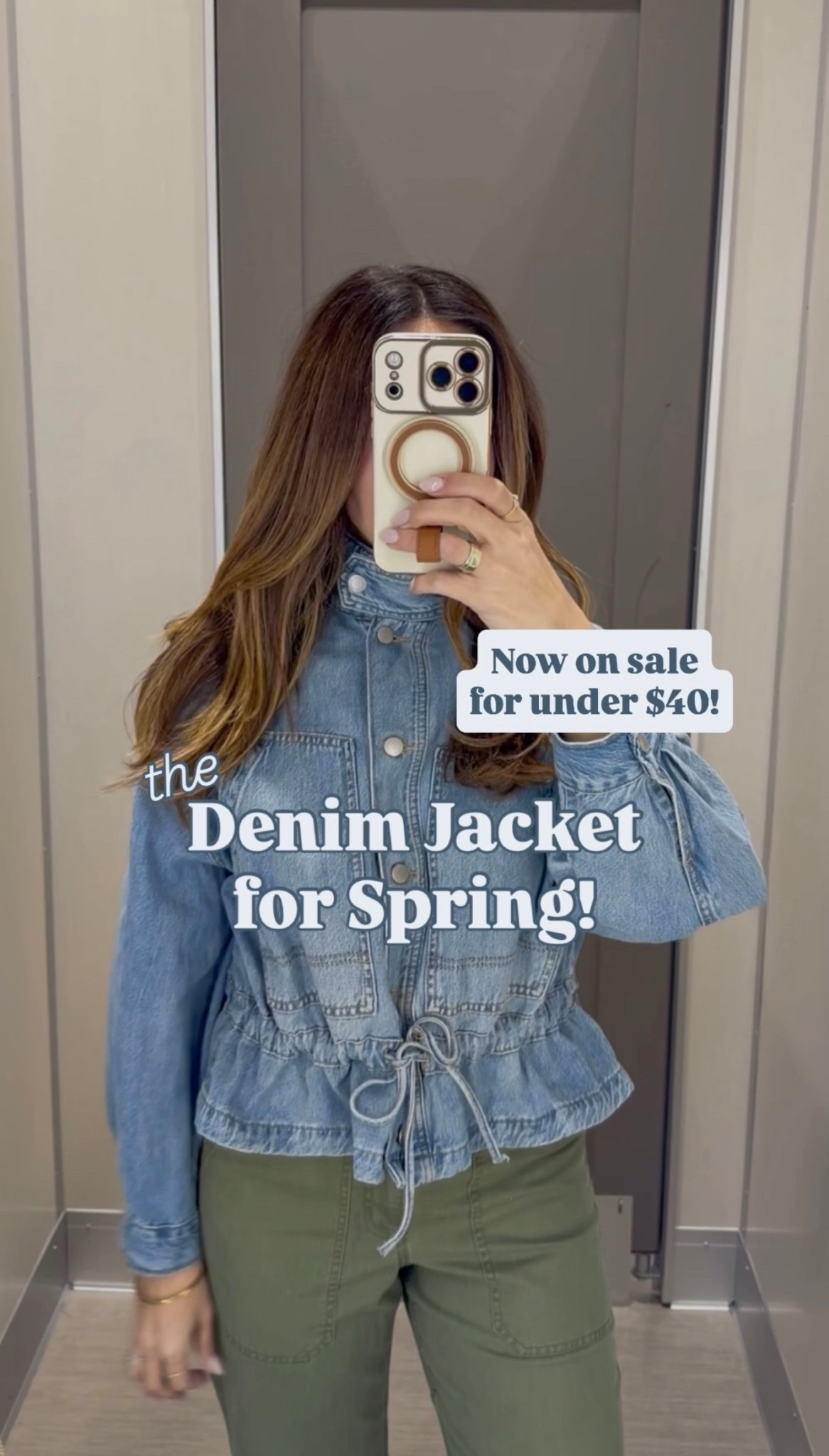 Obsessed with this denim jacket for spring! It can be worn cinched at the waist for a more tailored look or looser like a traditional fit. Now on sale for under $40! 

Target denim jacket, Target spring 



#LTKWorkwear #LTKSeasonal #LTKSaleAlert